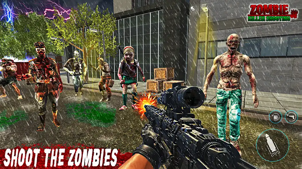 Play Zombie Killer Shooting Games as an online game Zombie Killer Shooting Games with UptoPlay