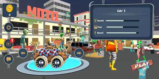 Play Zombieland Rush : Apocalypse Roadkill 3D as an online game Zombieland Rush : Apocalypse Roadkill 3D with UptoPlay