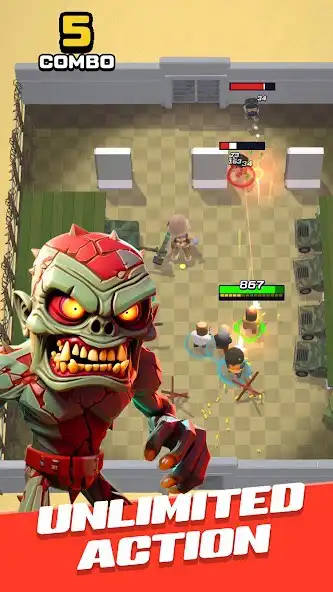 Play Zombie Nation: Doom Slayer as an online game Zombie Nation: Doom Slayer with UptoPlay
