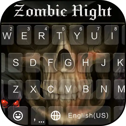 Free play online Zombie Night Keyboard Theme APK