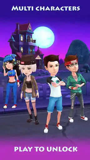 Play Zombie Night Run  and enjoy Zombie Night Run with UptoPlay