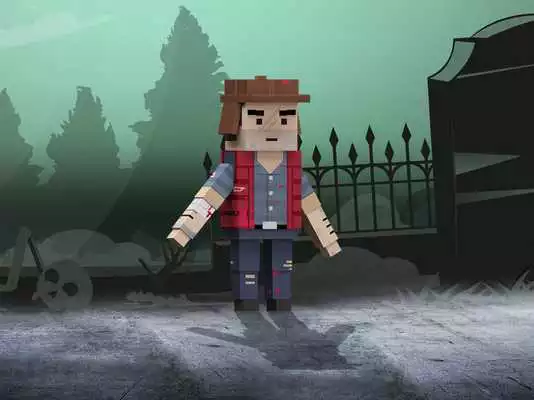 Play Zombie pixel craft shooter