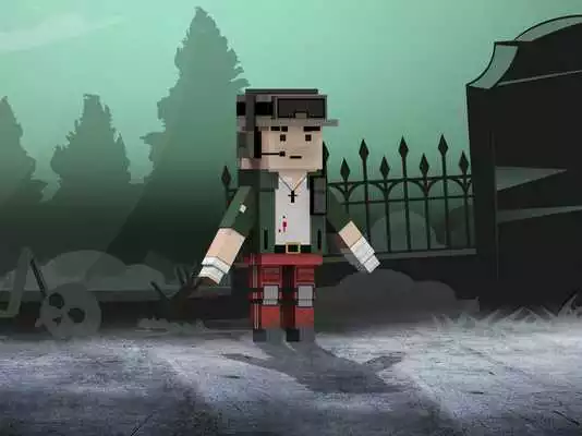 Play Zombie pixel craft shooter