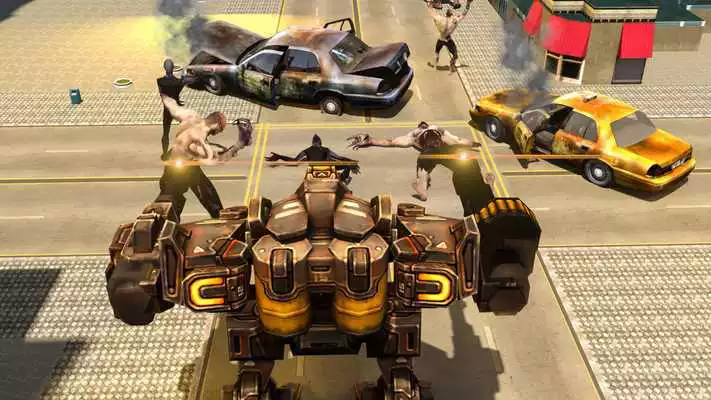 Play Zombie Robot War : City Rescue from Zombies