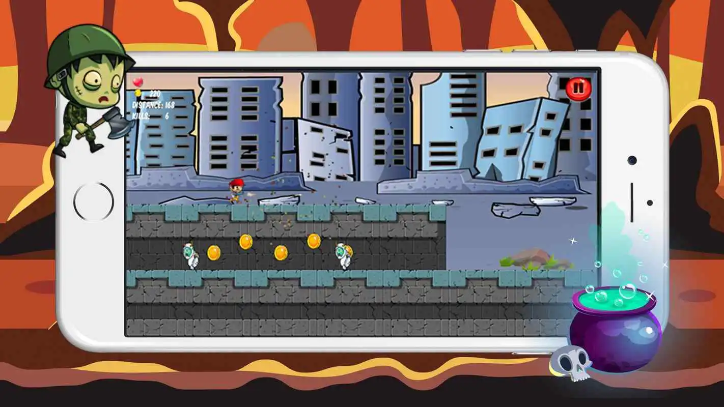Play Zombie Run shooting