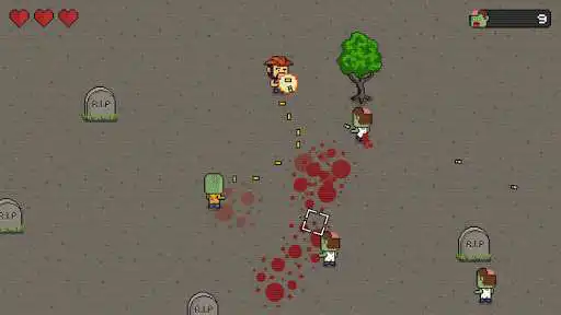 Play Zombie Shooter (Lemmy vs Zombies) as an online game Zombie Shooter (Lemmy vs Zombies) with UptoPlay