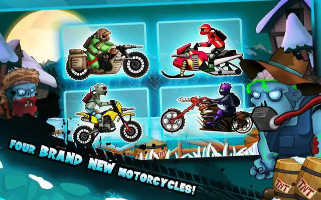 Play Zombie Shooter Motorcycle Race