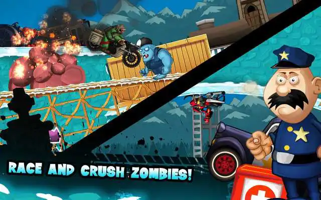 Play Zombie Shooter Motorcycle Race