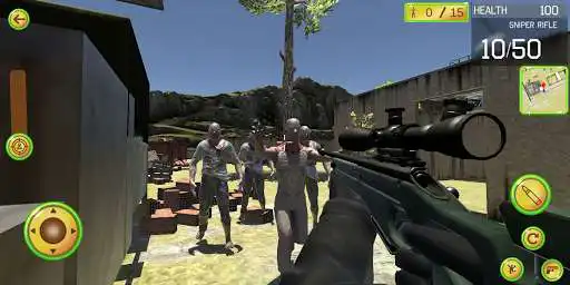 Play Zombie Shooting 3D as an online game Zombie Shooting 3D with UptoPlay
