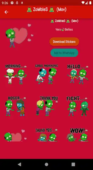 Play Zombie stickers as an online game Zombie stickers with UptoPlay