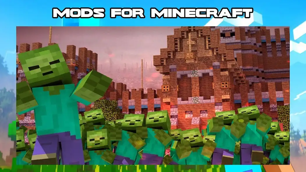 Play Zombie Survuval Mod Minecraft as an online game Zombie Survuval Mod Minecraft with UptoPlay