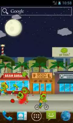 Play Zombie Town Live Wallpaper