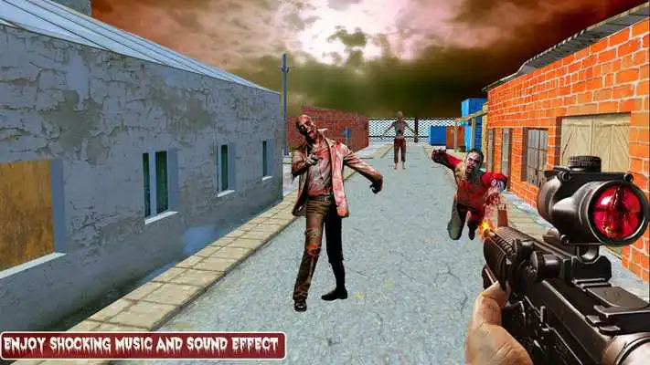 Play Zombie Vs Man survival shooting