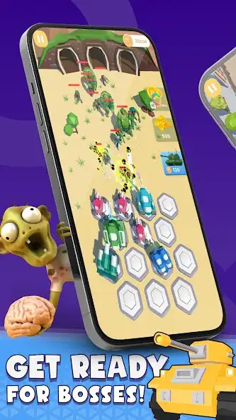 Play Zombie vs Tank: Merge Defense  and enjoy Zombie vs Tank: Merge Defense with UptoPlay