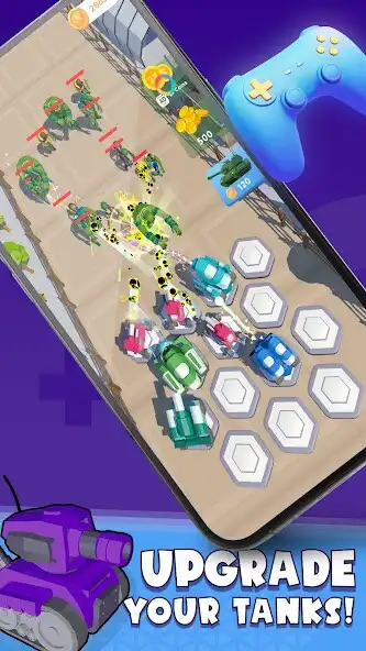 Play Zombie vs Tank: Merge Defense as an online game Zombie vs Tank: Merge Defense with UptoPlay