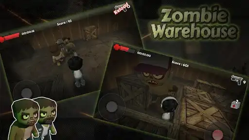 Play Zombie Warehouse 3D: Recapture the Warehouse as an online game Zombie Warehouse 3D: Recapture the Warehouse with UptoPlay