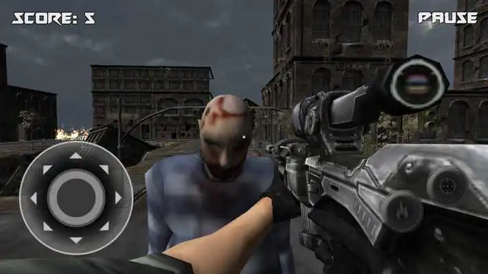 Play Zombie war: shot fire