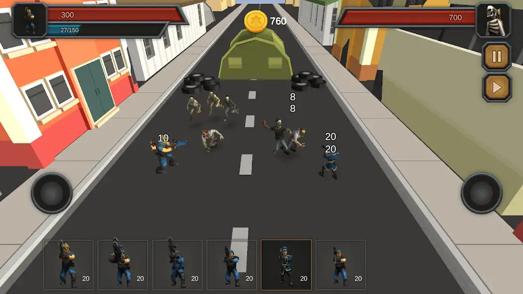 Play Zombie World War Wave as an online game Zombie World War Wave with UptoPlay