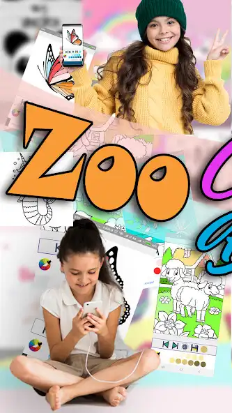 Play Zoo Animal - Coloring Book  and enjoy Zoo Animal - Coloring Book with UptoPlay