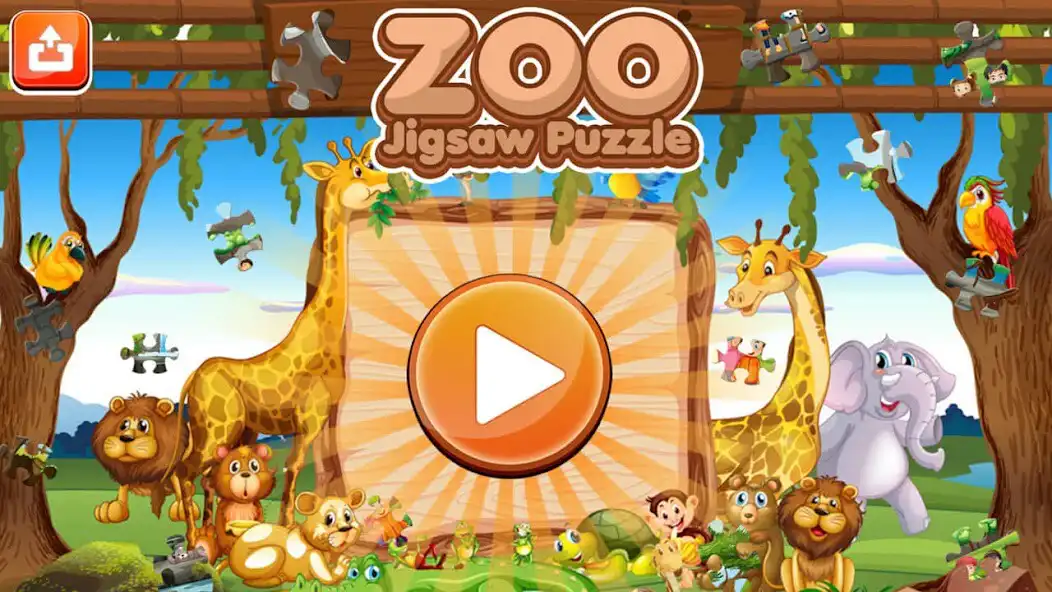 Play Zoo Jigsaw Puzzle as an online game Zoo Jigsaw Puzzle with UptoPlay