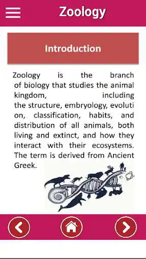 Play Zoology - an offline guide app  and enjoy Zoology - an offline guide app with UptoPlay