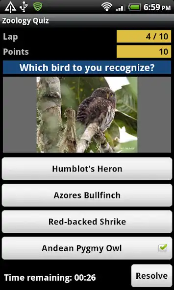 Play Zoology Quiz - name the animal as an online game Zoology Quiz - name the animal with UptoPlay
