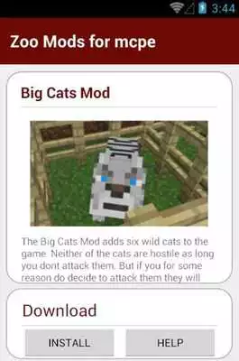 Play Zoo Mods List For MCPE