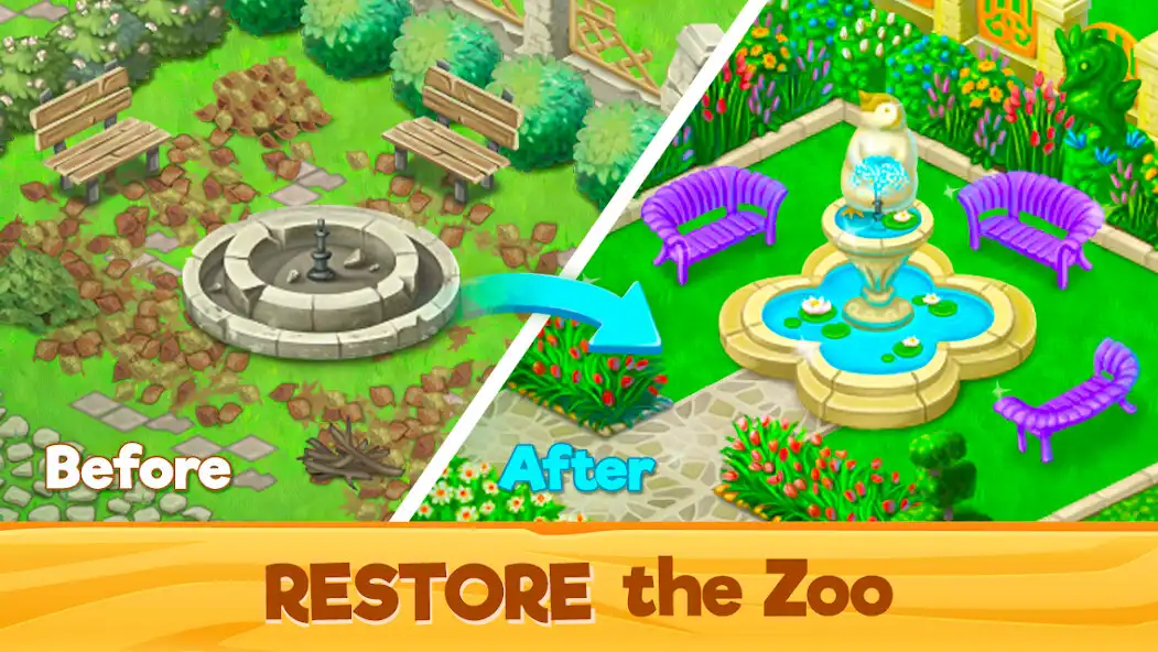 Play Zoo Rescue: Match 3  Animals  and enjoy Zoo Rescue: Match 3  Animals with UptoPlay
