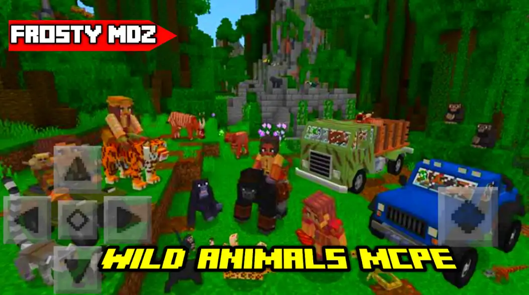 Play Zoo Wild Animals MOD for MCPE as an online game Zoo Wild Animals MOD for MCPE with UptoPlay