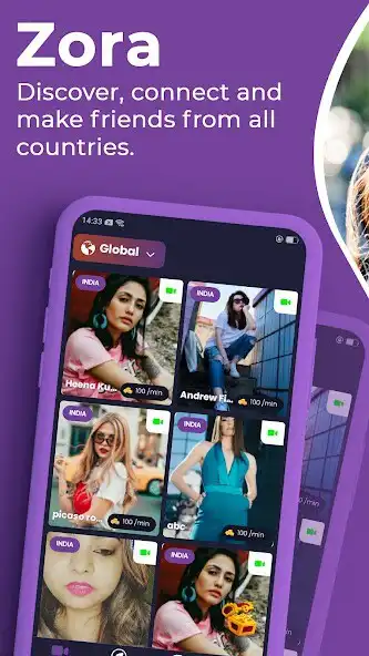 Play Zora live - Random Video chat  and enjoy Zora live - Random Video chat with UptoPlay