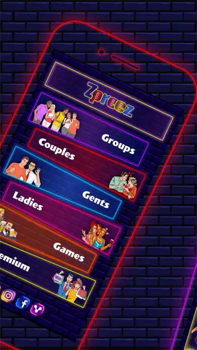 Play Zpreez - Drinking Games as an online game Zpreez - Drinking Games with UptoPlay