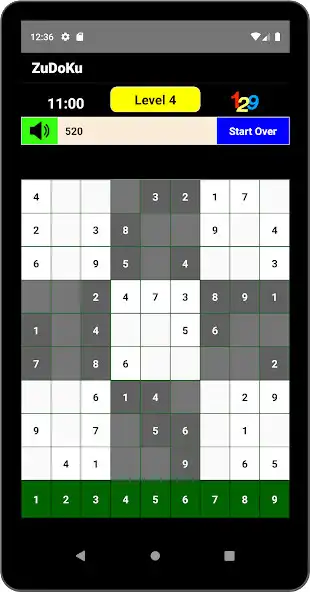 Play ZuDoKu  and enjoy ZuDoKu with UptoPlay