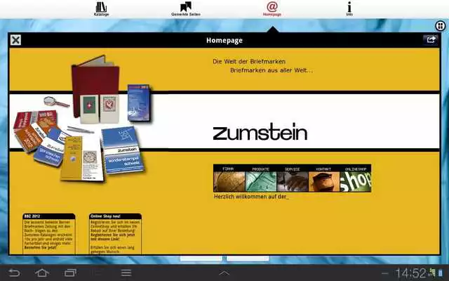 Play Zumstein Catalogue