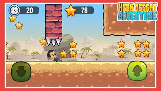 Play Zzy Run - Hero Desert Adventure as an online game Zzy Run - Hero Desert Adventure with UptoPlay